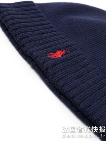 Polo Ralph LaurenBeanie 刺绣logo针织帽