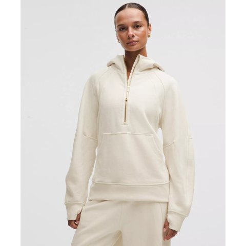 Lululemon Scuba 半拉链连帽衫 长款