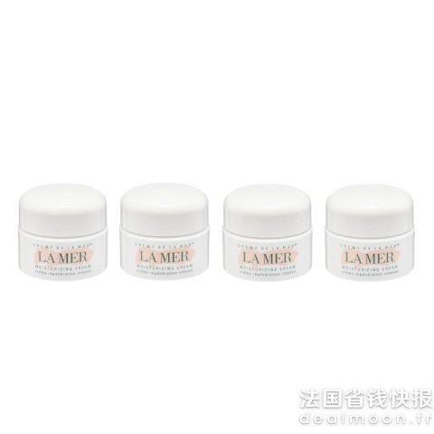 La Mer4个=28ml 官网30ml卖€210！奇迹面霜7ml*4
