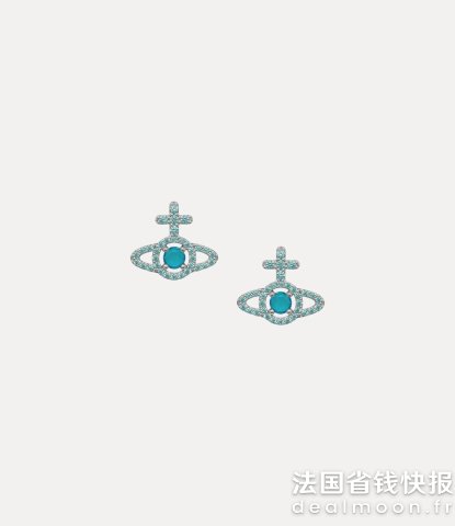 Vivienne WestwoodOlympia 耳环 矢车菊蓝