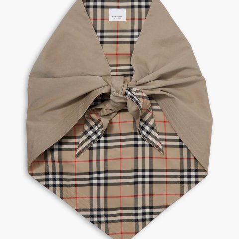 BurberryReversible Checked Cotton-Twill Scarf