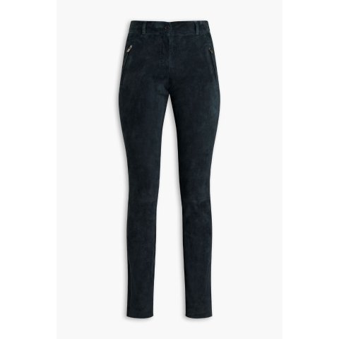 Loro PianaSuede Slim-Leg Pants