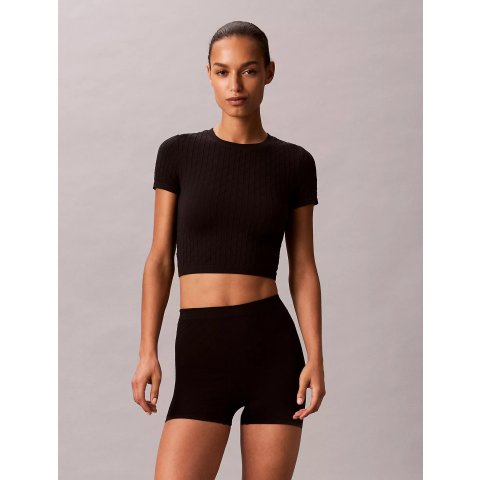 Calvin KleinRib Emblem Seamless Tee