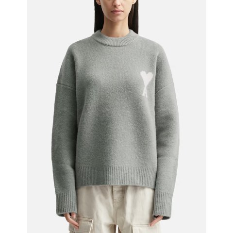 AmiDe Coeur Alpaca Crewneck Sweater