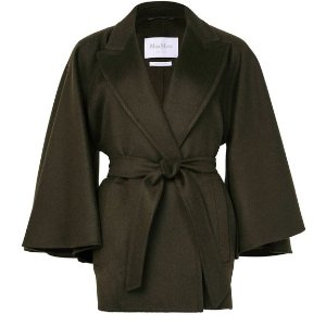 Verna 羊毛大衣 腰带款