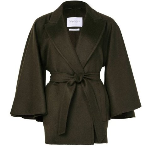 Max MaraVerna 羊毛大衣 腰带款