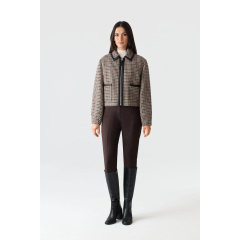 MackageSOLANA-HT Houndstooth Wool Short Jacket