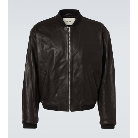 FRAMELeather Bomber Jacket