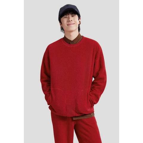 男士抓绒家居服