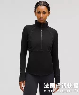LululemonCold Weather 半拉链跑步服