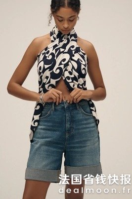 Pilcro Austyn 牛仔短裤 高腰