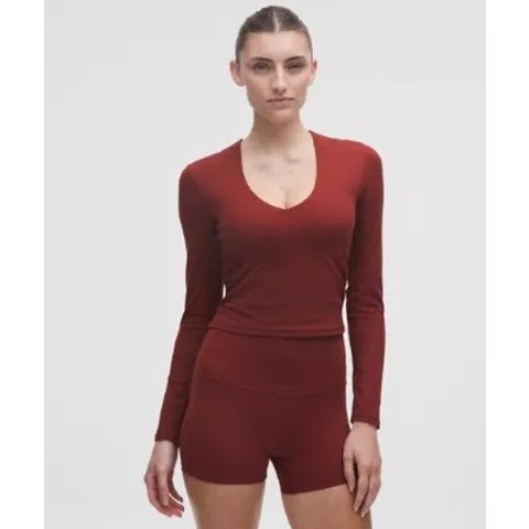 LululemonNulu 长袖V领 B-D罩杯