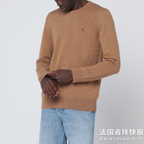 Polo Ralph Lauren棕色羊毛毛衣