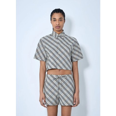 BurberryCrop Check Shirt