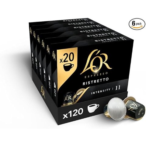 L OR Ristretto 咖啡胶囊 120颗