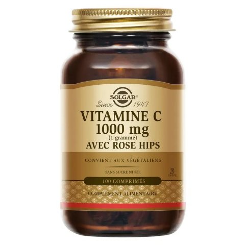 Solgar玫瑰果VC 100片