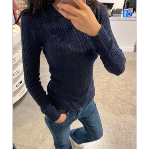 Icon 针织圆领毛衣