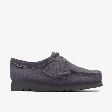 Wallabee Gore-Tex Waterproof Purple Grey Suede