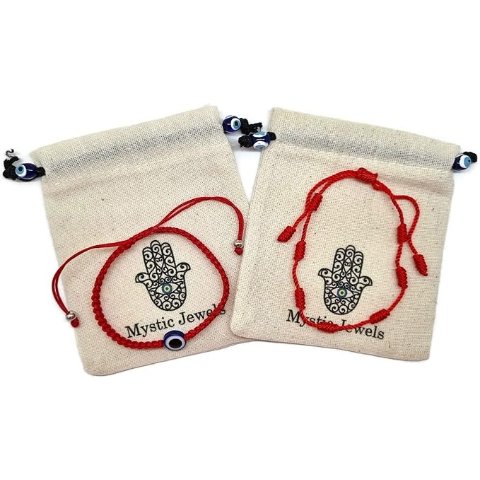 MYSTIC JEWELS 红绳手链 7结