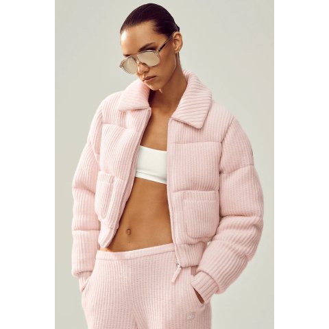 alo yogaNorthstar Cashmere Sweatshirt Puffer