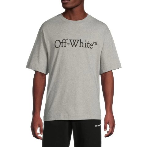 Off-WhiteBig Bookish Skate Graphic Cotton T-Shirt