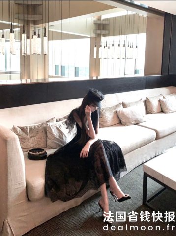 Stine Goya巨有氛围的长裙！相似款@Ryan_褶裥中长连衣裙 蕾丝欧根纱