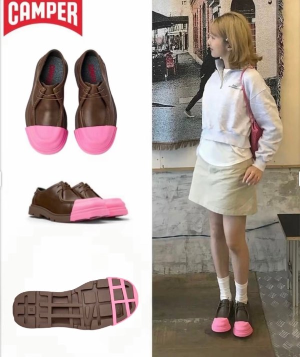 NORAY 棕色德比鞋