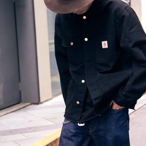 Carhartt  工装衬衫 黑色
