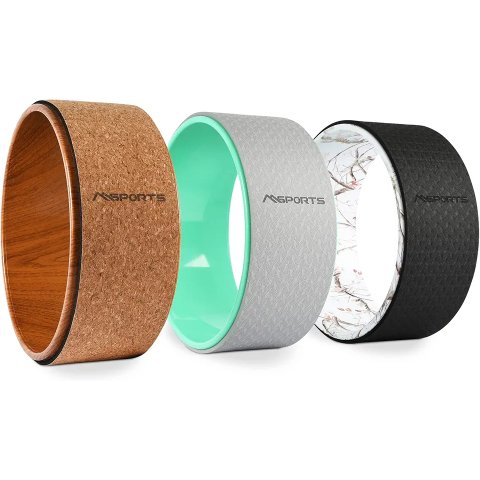 MSPORTS 瑜伽轮 木质软木