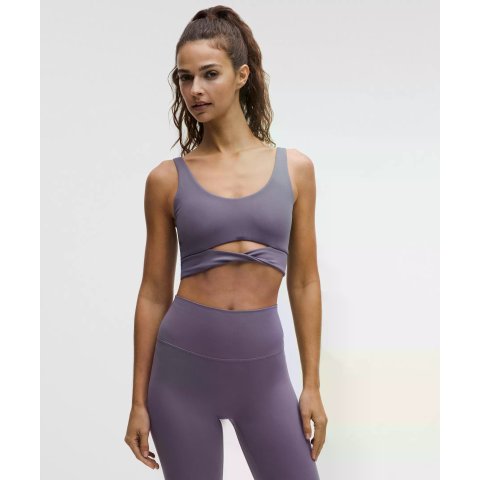 Lululemon Nulu 扭结文胸 轻支撑