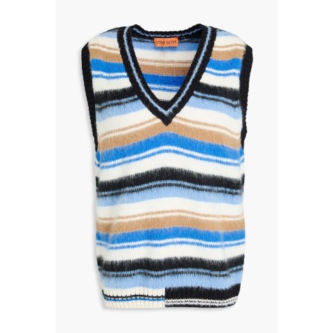 Roberta 条纹针织背心