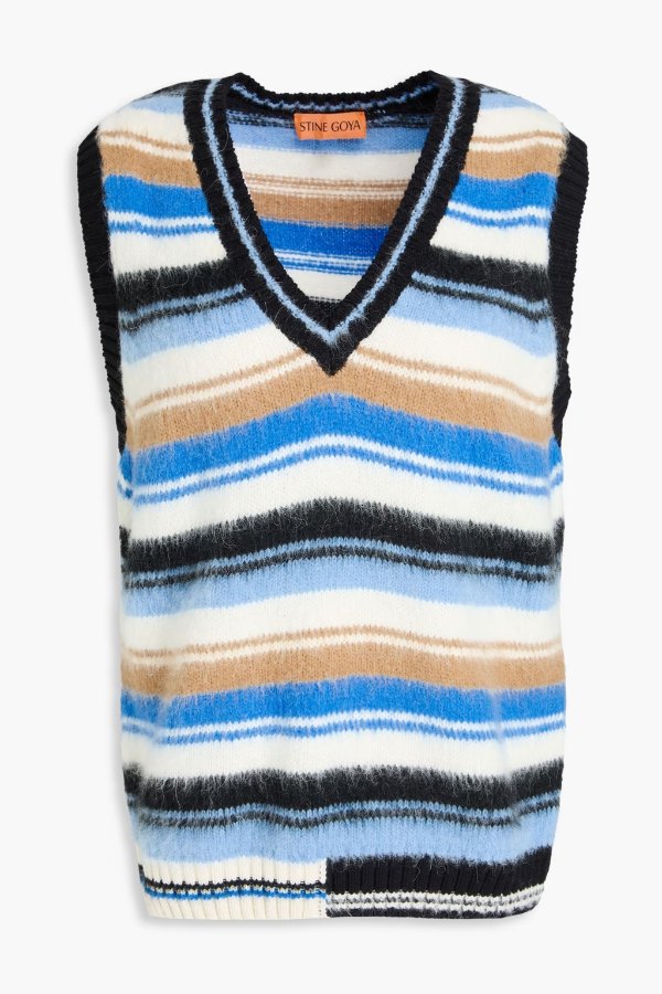 Roberta 条纹针织背心