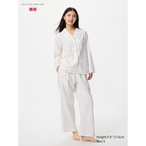 UniqloUNIQLO 长袖法兰绒睡衣 女款
