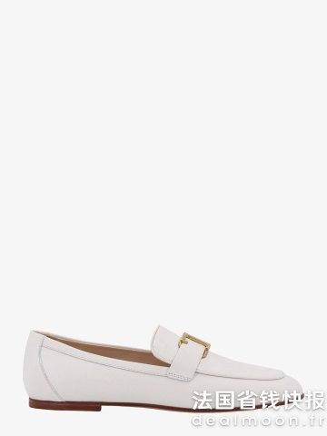 Tod s T字皮革乐福鞋