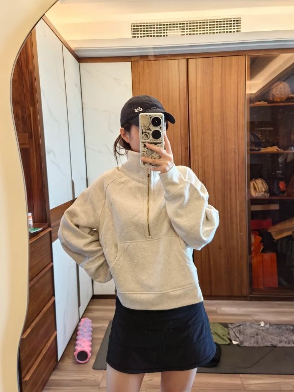 scuba白金立领卫衣（无帽款）