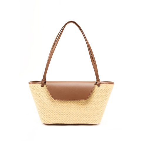 Courrier Raffia托特包
