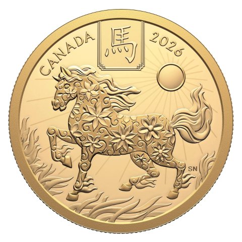 Royal Canadian Mint马年金币