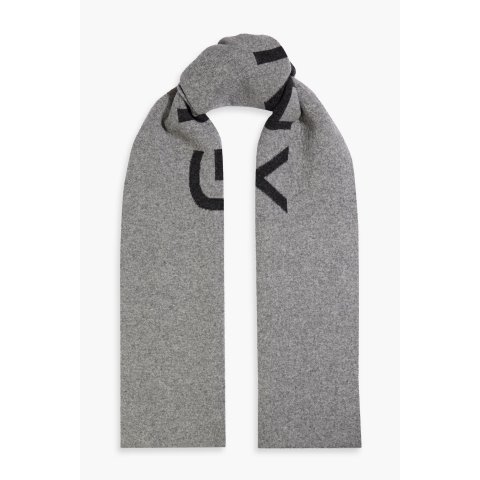 羊毛羊绒混纺围巾