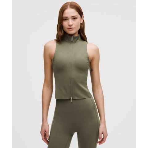 Santa Monica Zip-Front Tank Top Erewhon