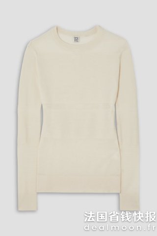 Toteme棉羊绒混纺毛衣