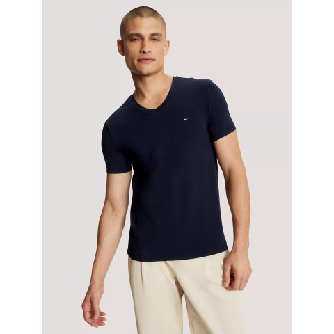 Slim Fit Solid V-Neck T-Shirt