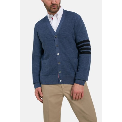 Thom Browne快睁眼！看差价惊人！ 针织开衫 藏青色