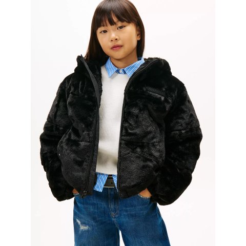 Tommy HilfigerNew York Kids  Hooded Faux Fur Jacket