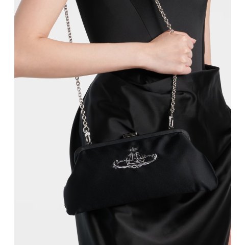 Vivienne WestwoodDorothy Embroidered Satin Clutch