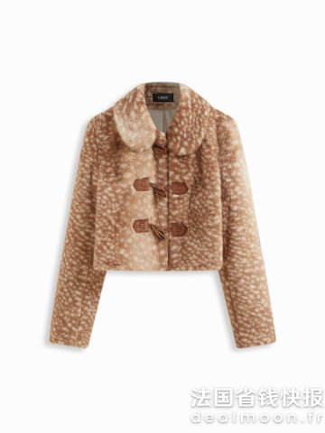Faux Fur 鹿纹短夹克