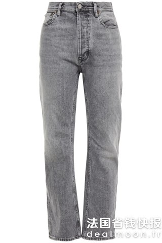 Acne StudiosFaded 高腰直筒牛仔裤