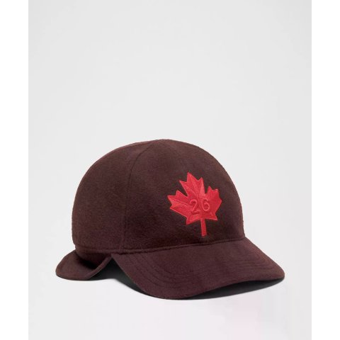 Team Canada COC标志 羊毛飞行帽