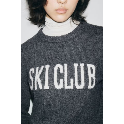 H&M女士灰色毛衣