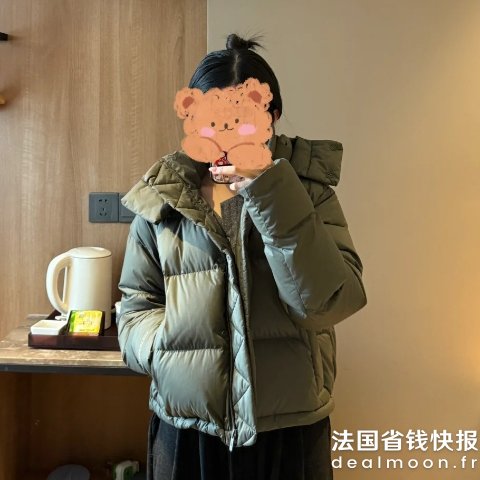 Lululemon这款也降价啦@恐龙不吃龙泡芙羽绒服 雨林绿 