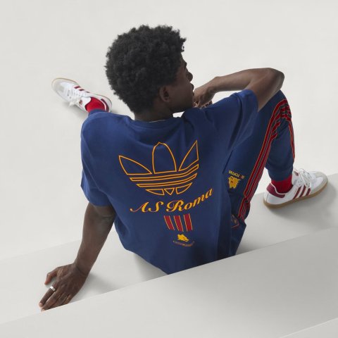 adidasAS Roma Icons Graphic Tee
